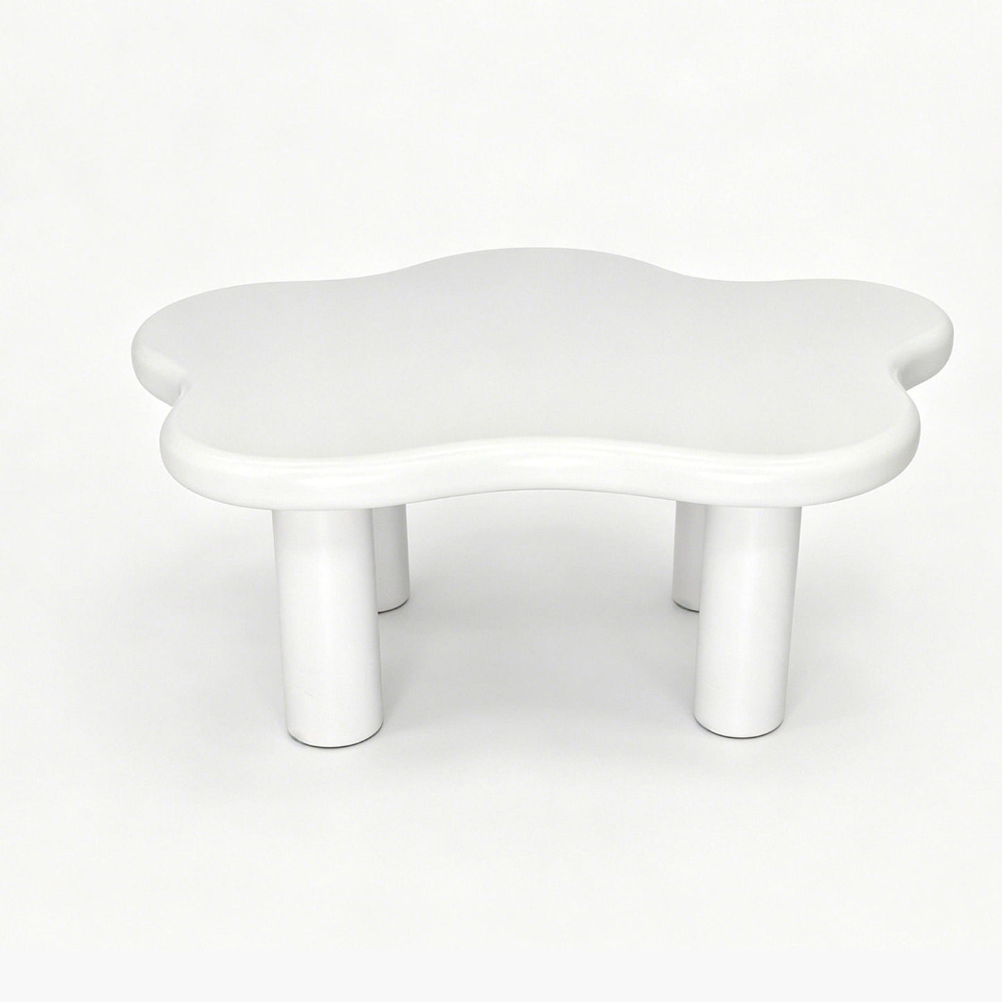 Cloud Shaped Coffee Table With 4 Round Legs