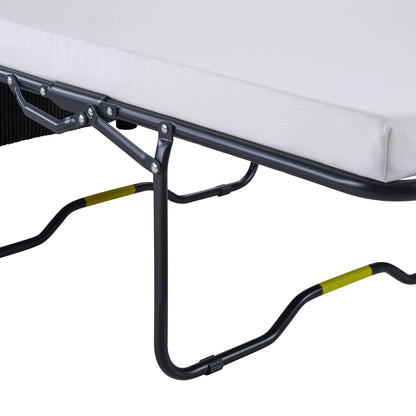 Sleeper Sofa With Foldable Mattress, USB Ports, Side Table & Storage Pocket