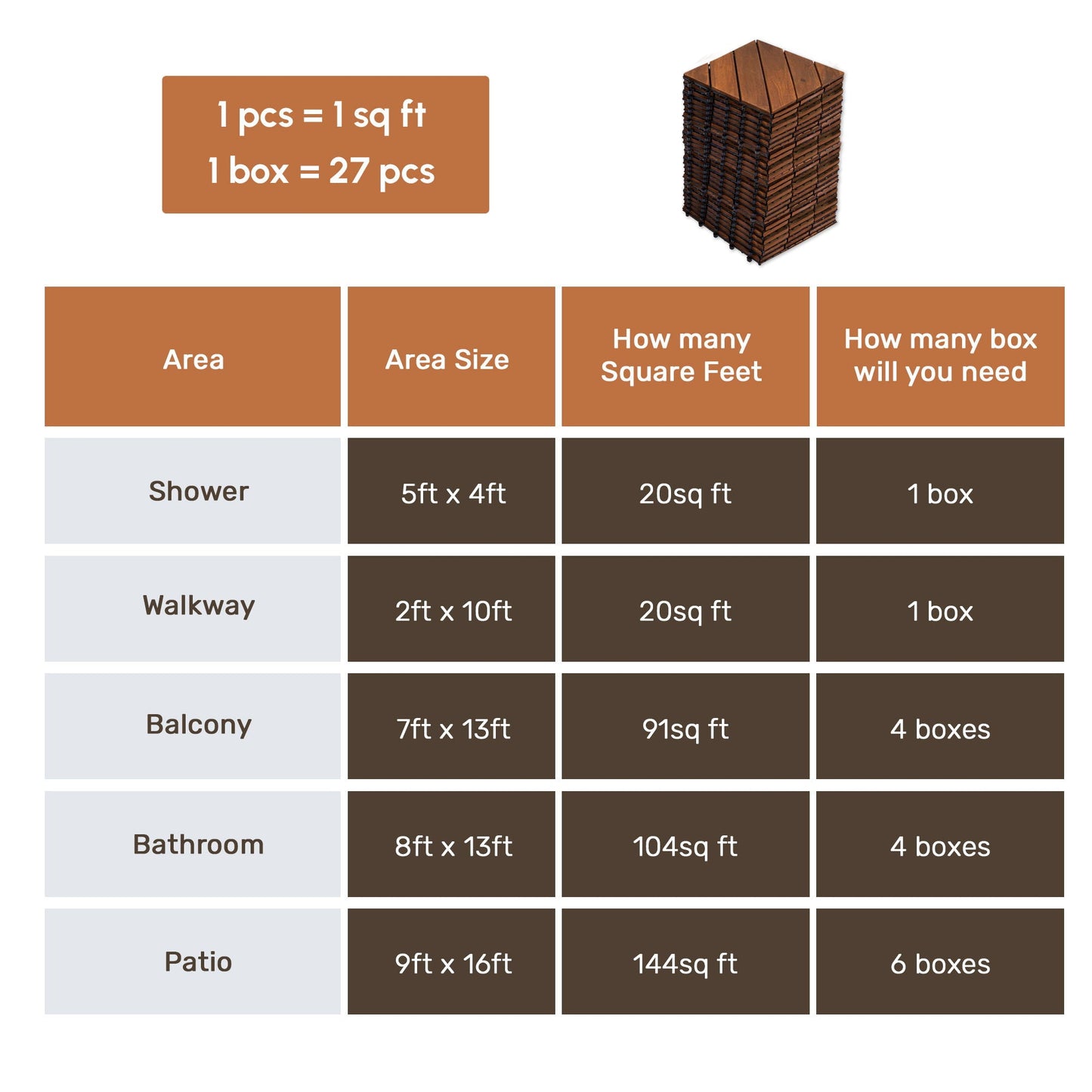 Interlocking Deck Tiles, Diagonal Pattern Outdoor Decking