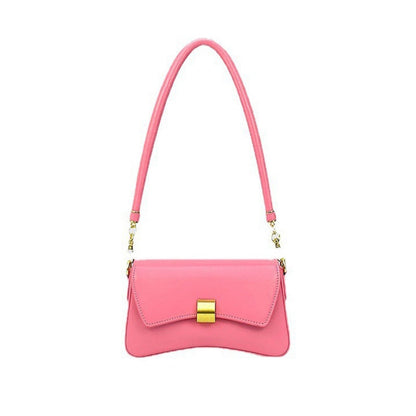 Elegant Small Crossbody Bag Female White – Simple Fashion Shoulder Bag with Modern Square Design