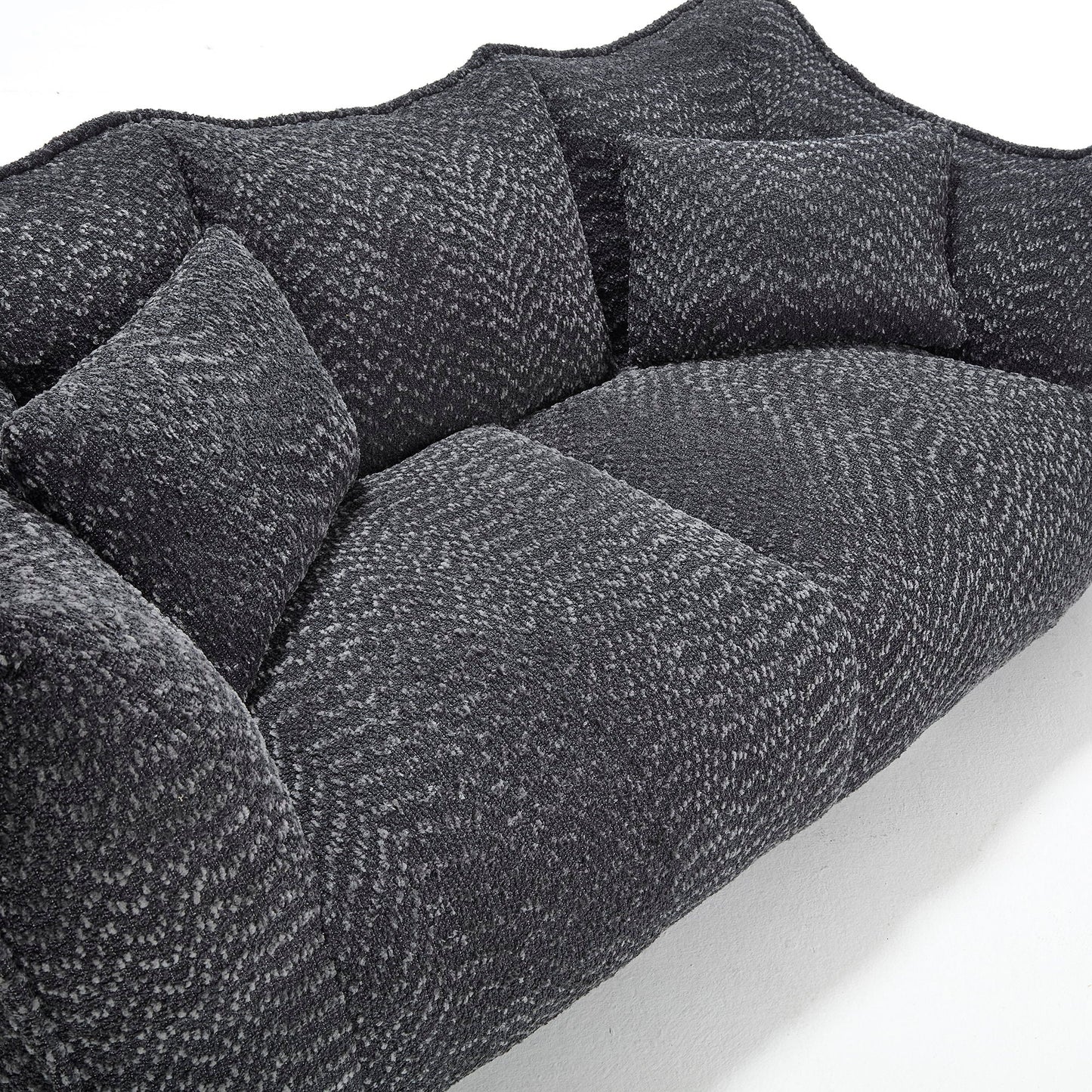 Comfortable Dual Beanbag Chair With High Resilience Foam Core For 2 People