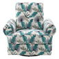 Manual Swivel Recliner Rocker Chair With Adjustable Backrest