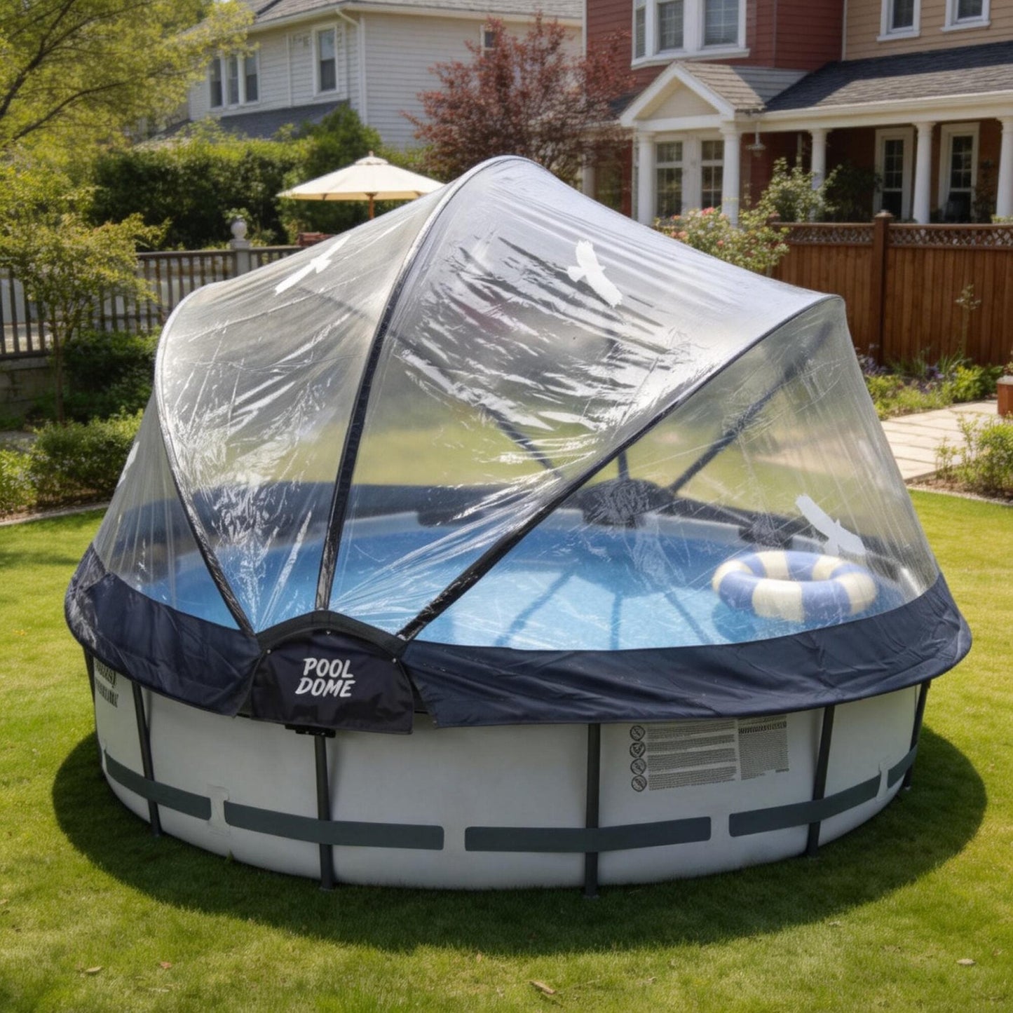 15 Ft Round Multifunctional All Weather Pool Dome Enclosure
