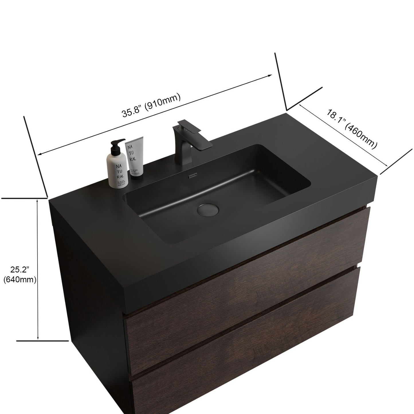 Alice Bathroom Vanity Wall Mounted With Sink
