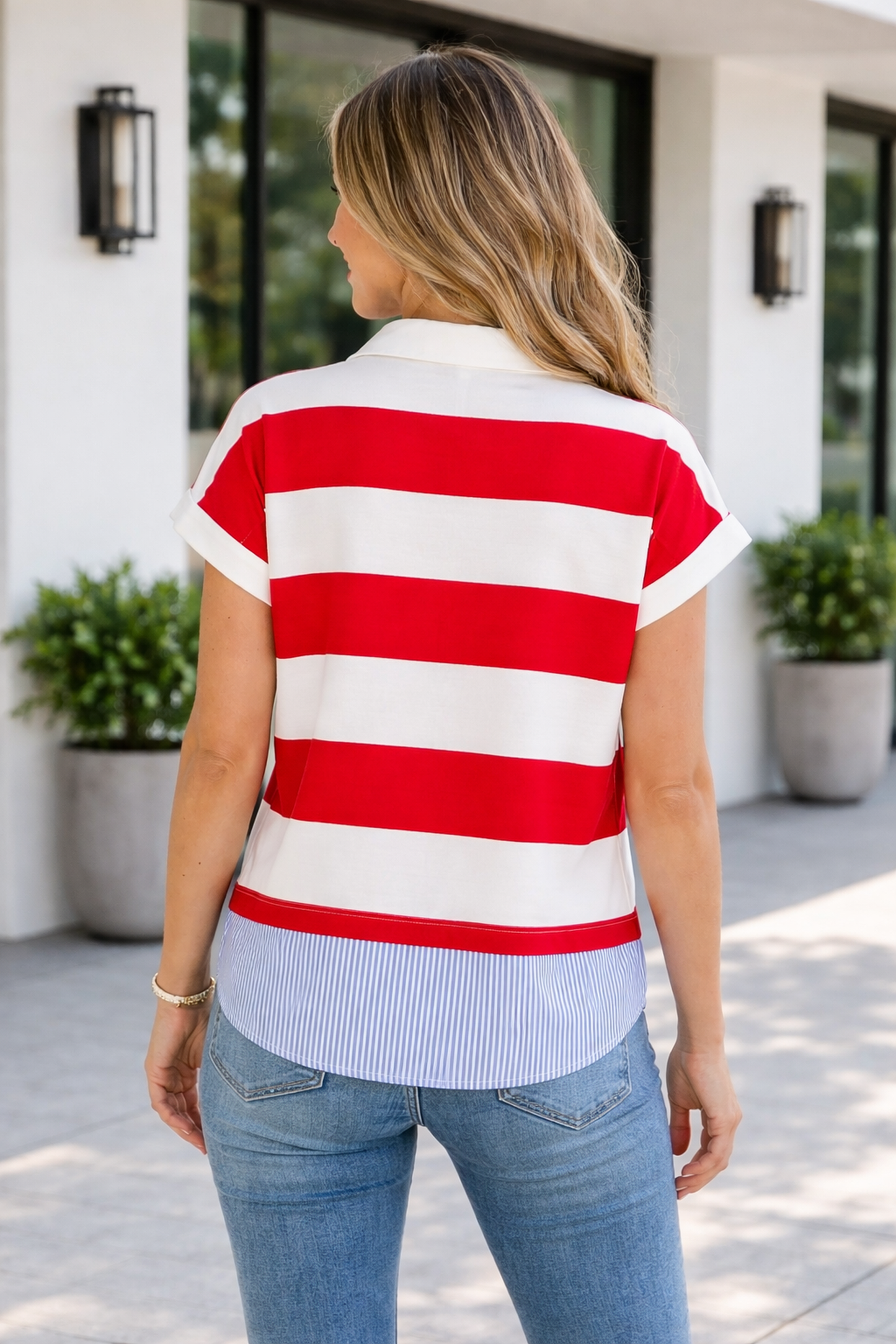 Faith Dolman Short Sleeve Top