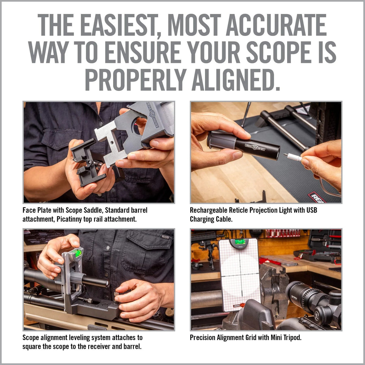Master Grade Scope Mounting and Bore Sighting Kit