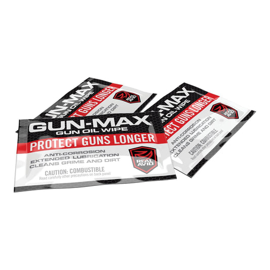 Gun-Max Gun Oil Wipes – 25 Pack
