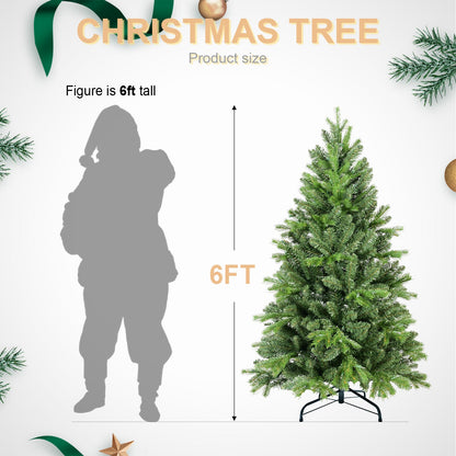 7.5FT Christmas Tree with 1599 PE+PVC Tips