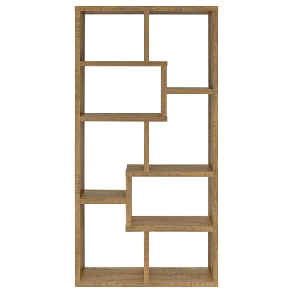Theo 71-inch 6-shelf Bookshelf Mango
