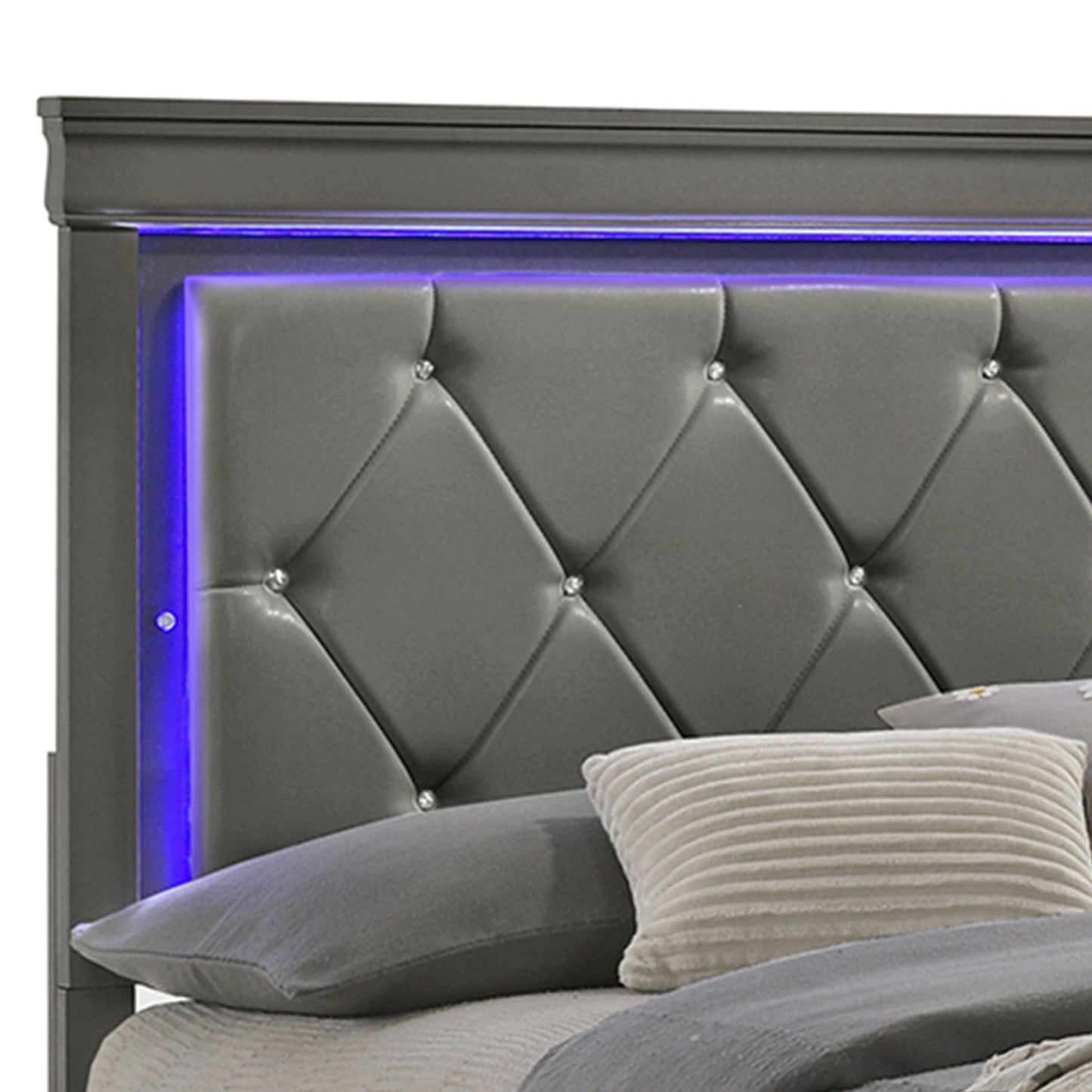 Blaze - Bed With LED Headboard