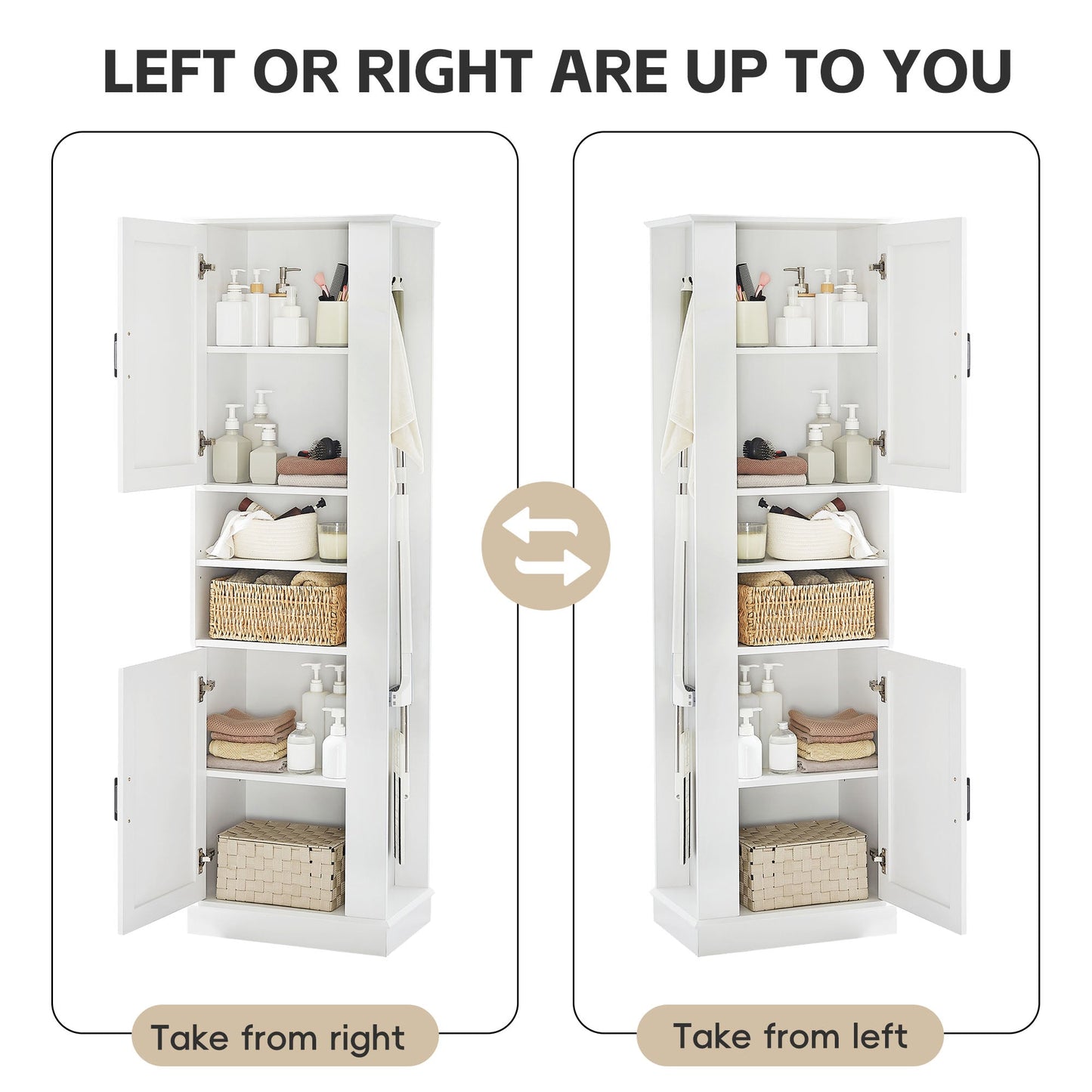 Tall Bathroom Storage Cabinet