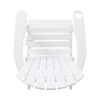 Zenithia Outdoor Foldable Adirondack Chair with 2 Cup Holders