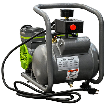 Oil Free Air Compressor with Quiet Low Noise and Portable Design