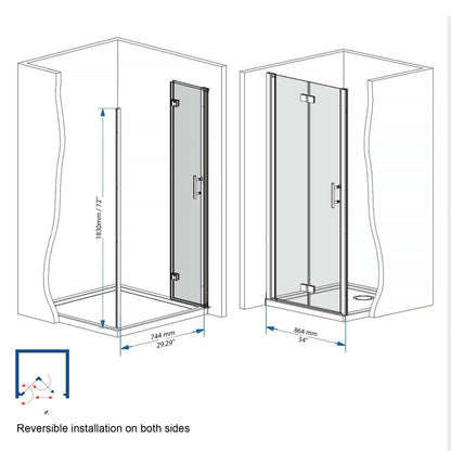 Bifold Shower Door