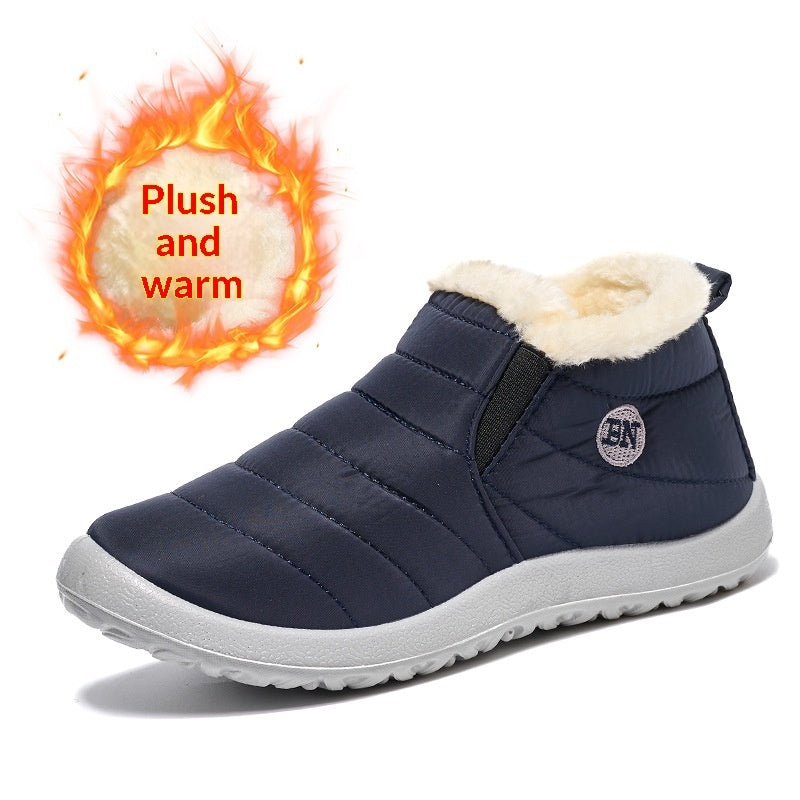 Warm Cotton Shoes Soft-soled Waterproof Boots For Snowy Conditions
