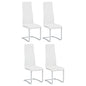 Montclair Upholstered Dining Side Chair White (Set of 4)