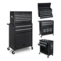 8-Drawer Rolling Tool Storage Cabinet with Detachable Top