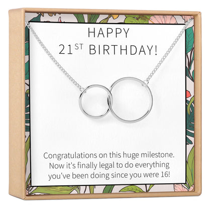 21st Birthday Necklace