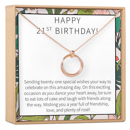 21st Birthday Necklace