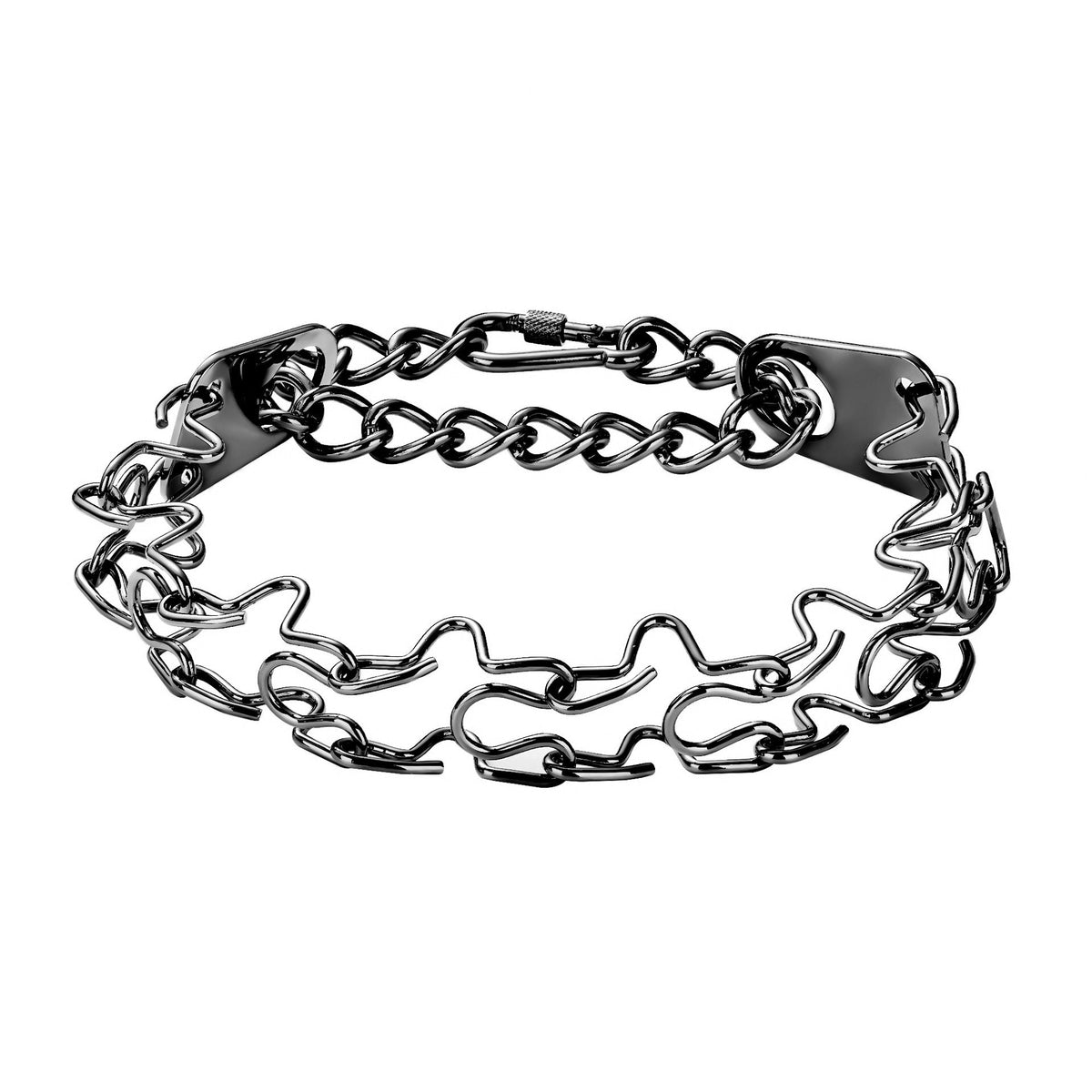 Stainless Steel Detachable Buckle Anti-Pull Dog Leash Collar