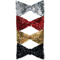 Rubies Silver White Sequin Bowtie