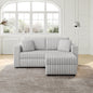 75.6" Soft Modular 2-Person Sofa with Hydraulic Lift