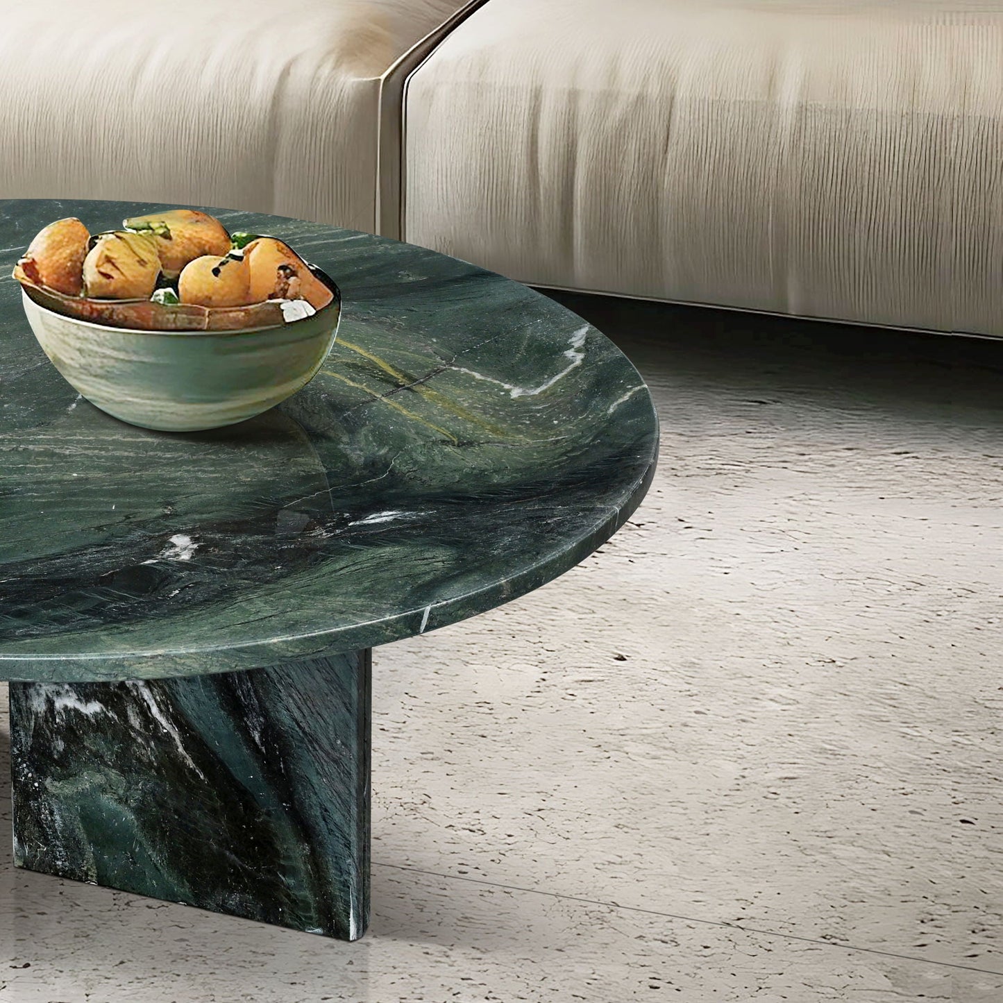 Luxury Coffee Table With Unique Veining, Unique Stone Design