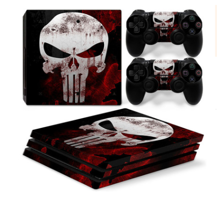 PS4 Pro Anti-Scrape Geometric Pattern Sticker | Durable Protection for Gaming Console