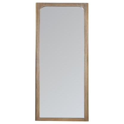 Solano 80-inch Full Length Floor Mirror Weathered Mango