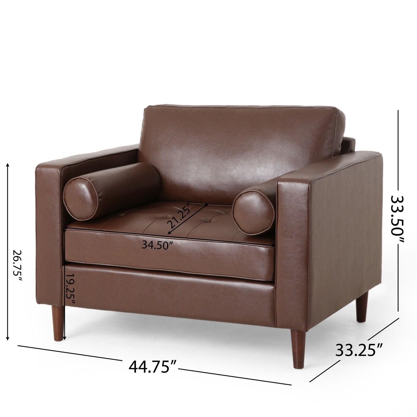 Sophisticated Club Chair With Relaxing Comfort