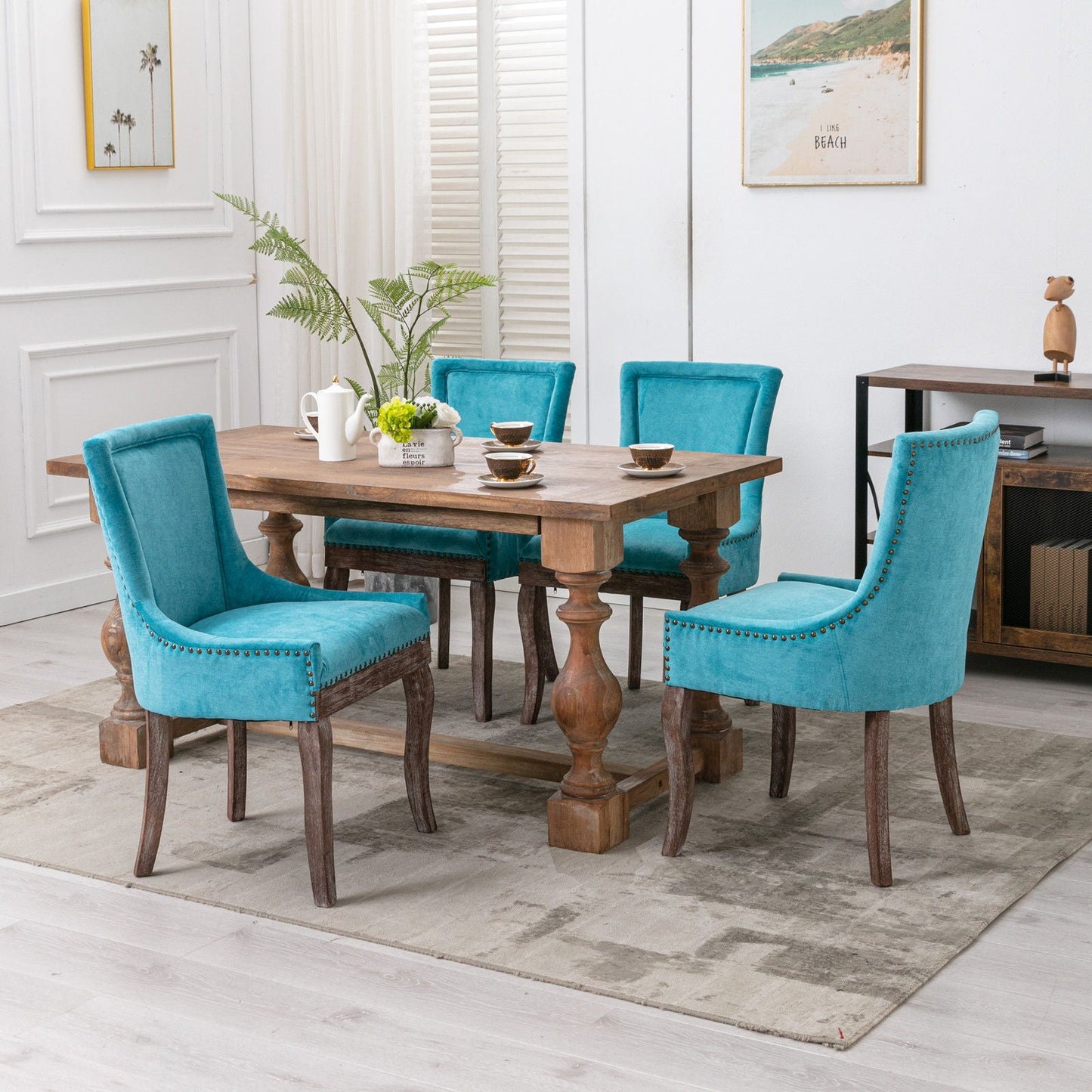 Ultra - Side Dining Chair, Nail Head (Set of 2)