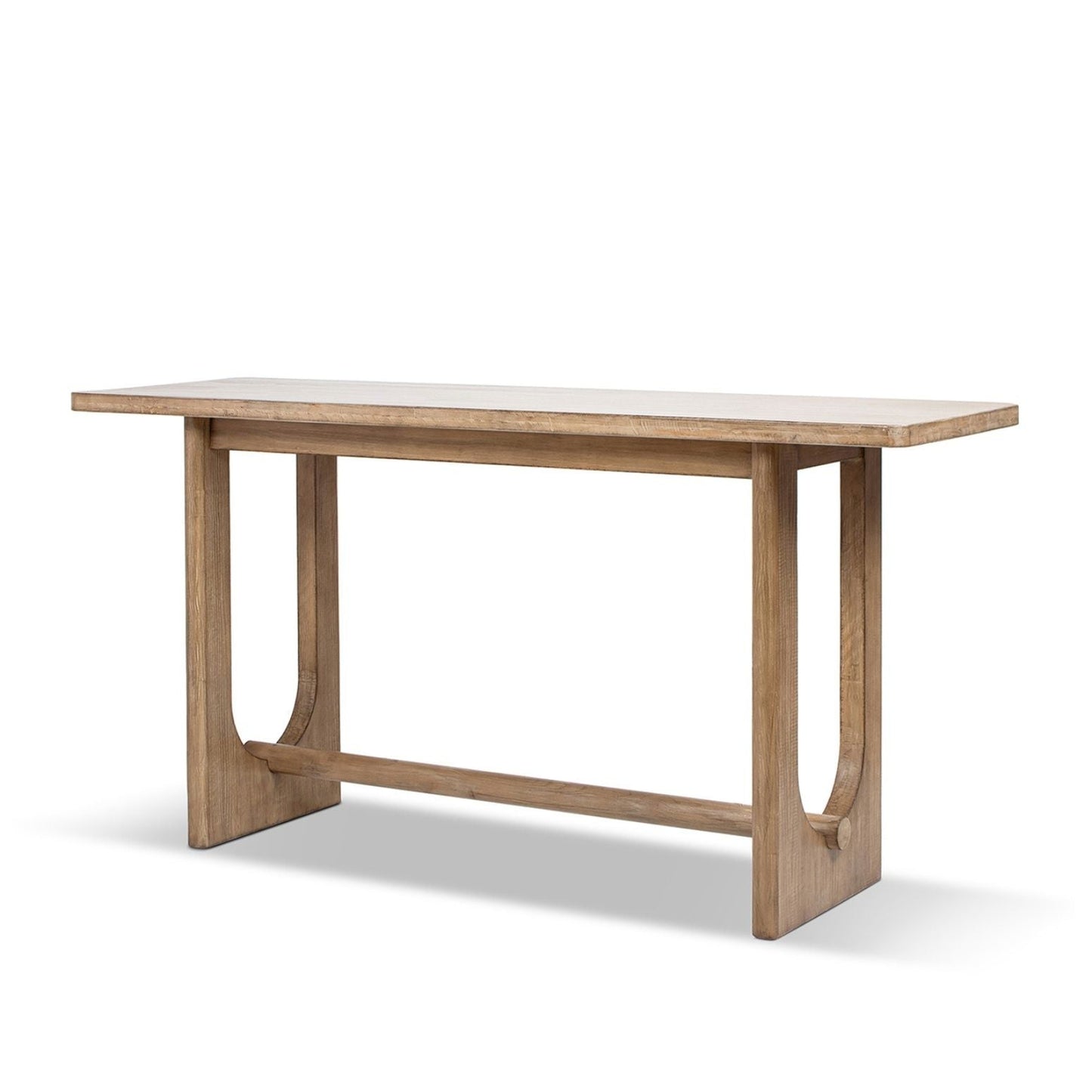 Turnkey - Trestle Console Table - Antique Brown