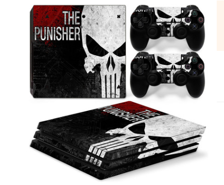 PS4 Pro Anti-Scrape Geometric Pattern Sticker | Durable Protection for Gaming Console