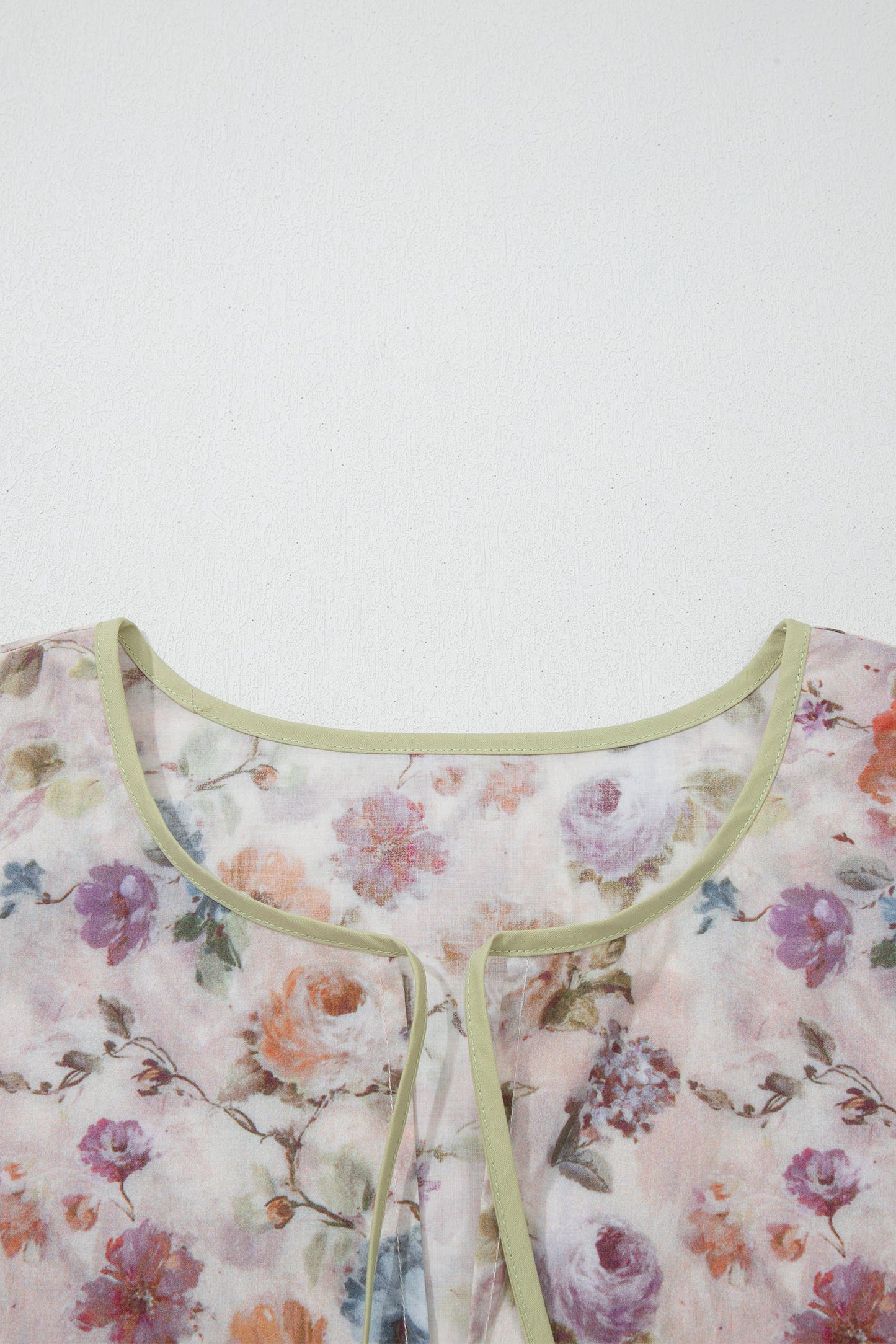 Andi Striped Detail Babydoll PLUS Blouse