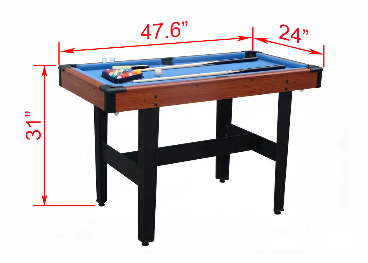 48-Inch Combo Game Table Set for Home and Game Room