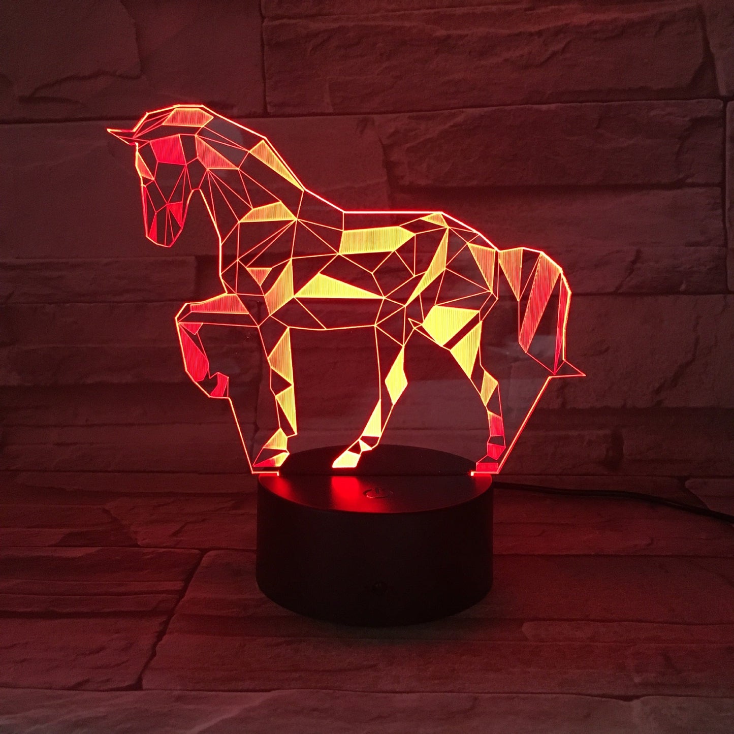 Remote touch gradient table lamp