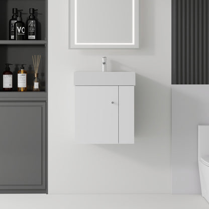 21.6 Inch Floating Bathroom Vanity with Sink