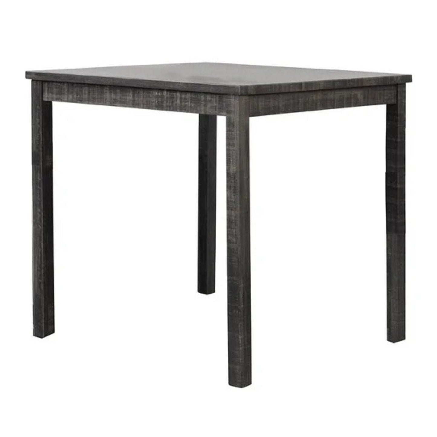 Transitional Counter Dining Set With 4 Tufted Stools