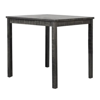 Transitional Counter Dining Set With 4 Tufted Stools