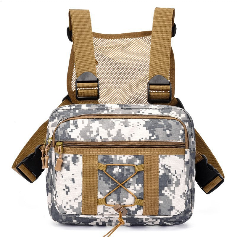 Outdoor Tactical Chest Pack Camouflage For Sports And Training Close-fitting