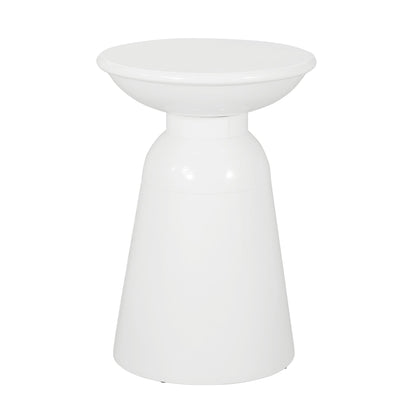Outdoor Modern Metal End Large Table