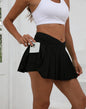 2025 Cross-Border European And American Outdoor Leisure Nude Breathable Short Skirt Running Sports Yoga Fitness Dance Badminton Pants