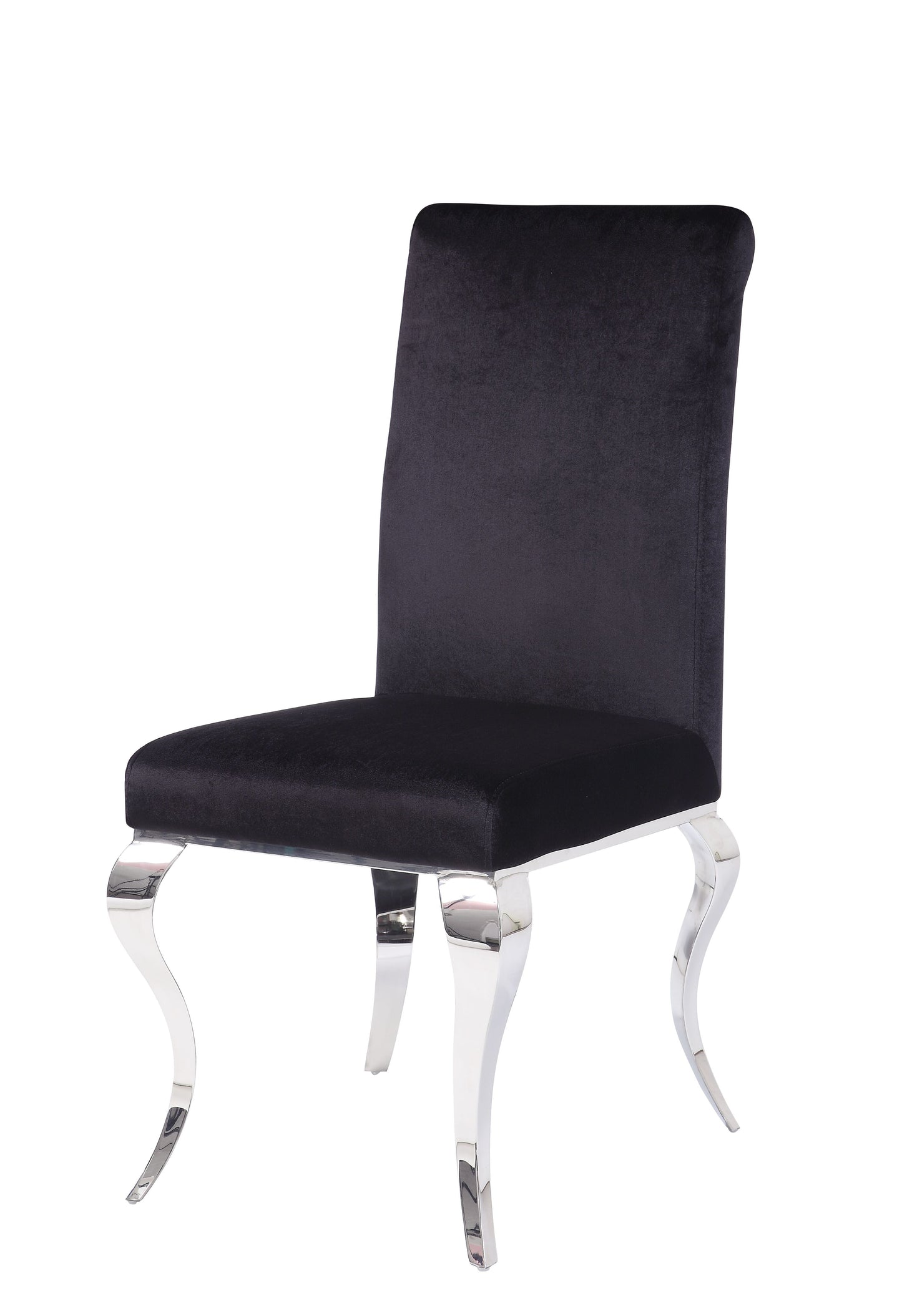 Fabiola Upholstered Stainless Steel Dining Chair