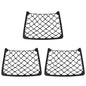 3Pcs Mesh Pockets Seat Side Back Wallet Phone Storage Net Bag Framed Stretch Car Bus Organizer Holder For Auto RV SUV Boat