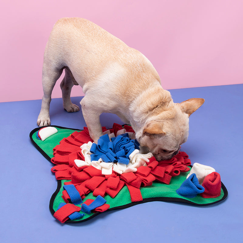 Pet Snuffle Mat For Dogs, Interactive Feed Game For Boredom Pets, Encourages Natural Foraging Skills For Cats Dogs Bowl Travel Use, Dog Treat Dispenser Indoor Outdoor Stress Relief