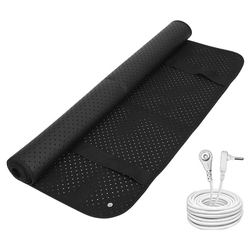 Grounding Mat with 15ft Cord – PU Leather for Desk & Bed