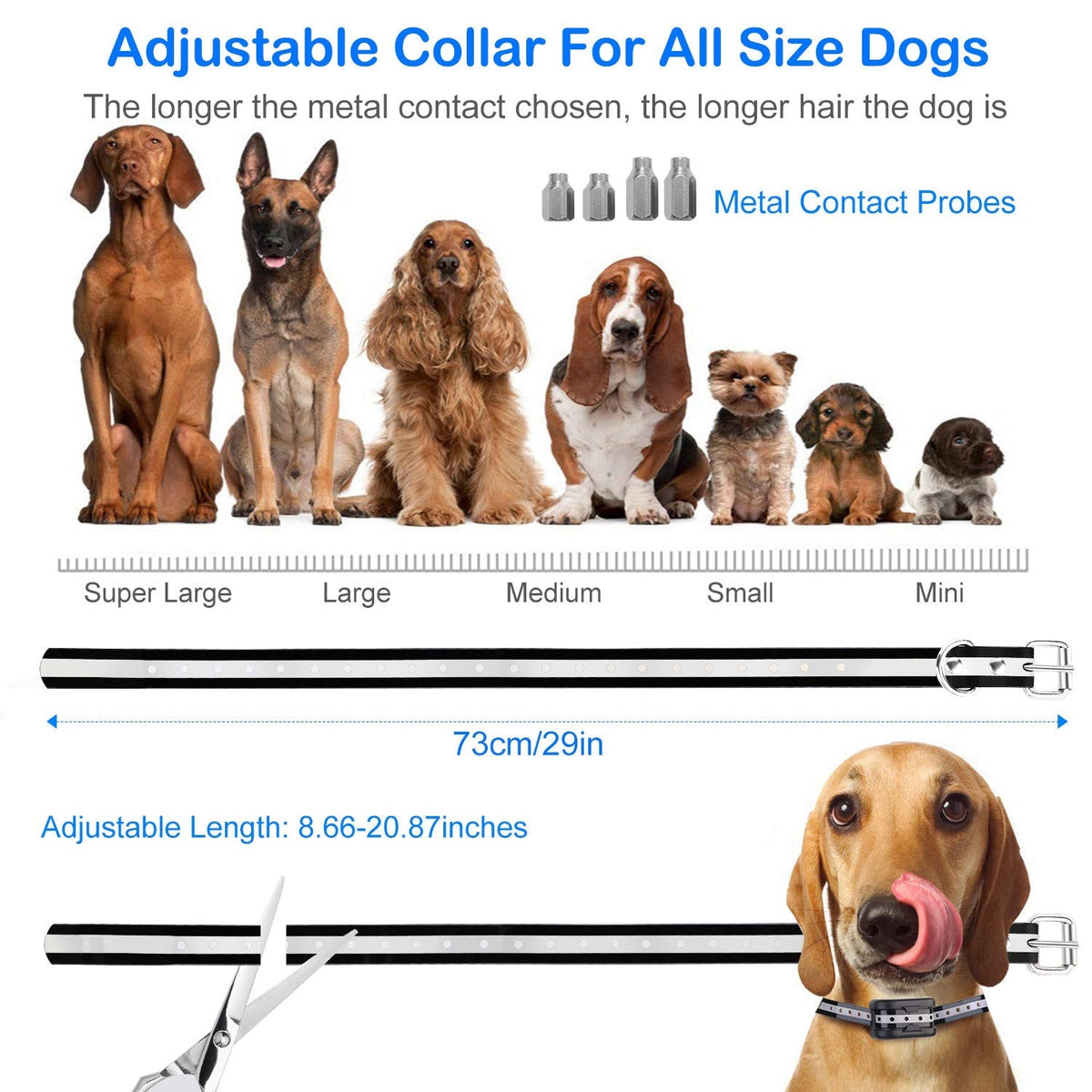Dog Collar Receiver for Electric Fence – Rechargeable & Waterproof IP65