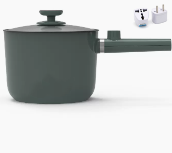 Mini Electric Hot Pot for Portable Cooking - Compact Plug-in Household Cooker