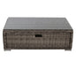 Glass Outdoor Coffee Table - Gray Mix