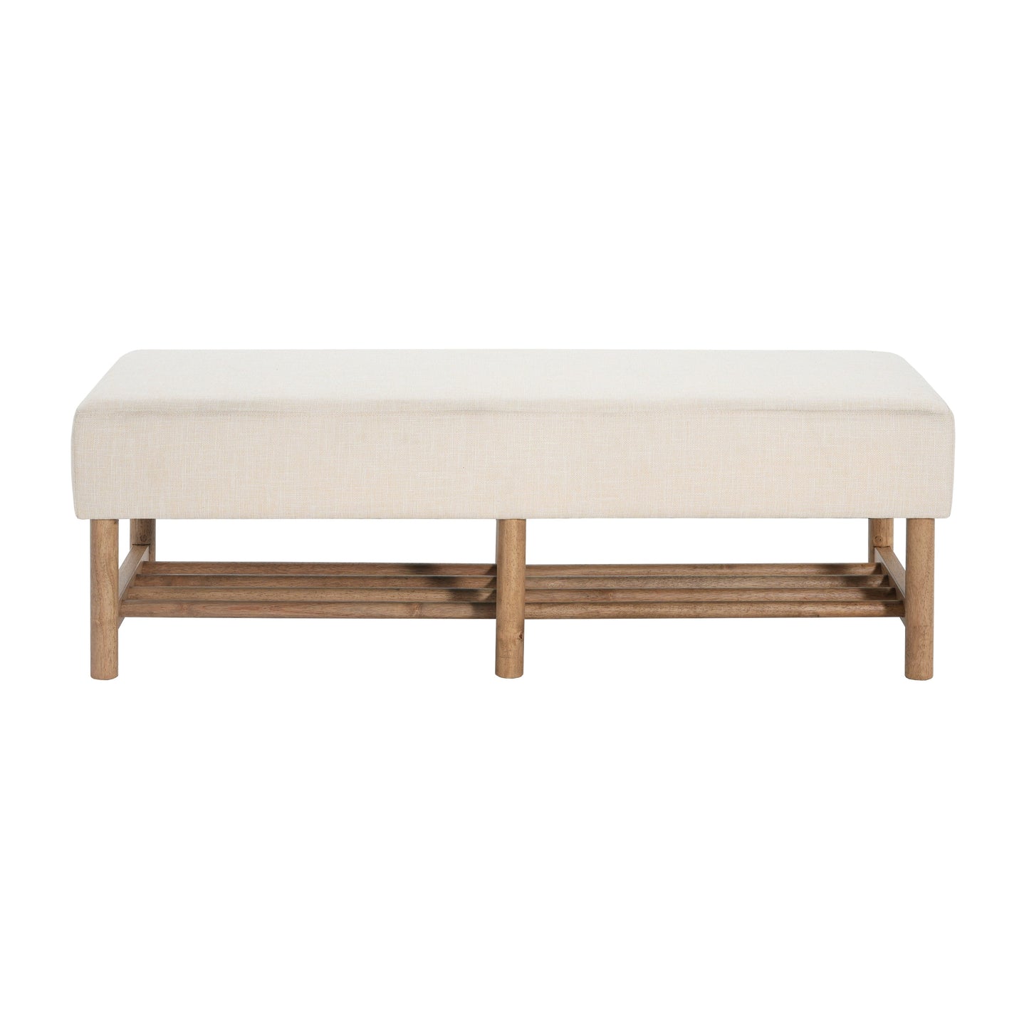 Rectangular Upholstered Storage Bench
